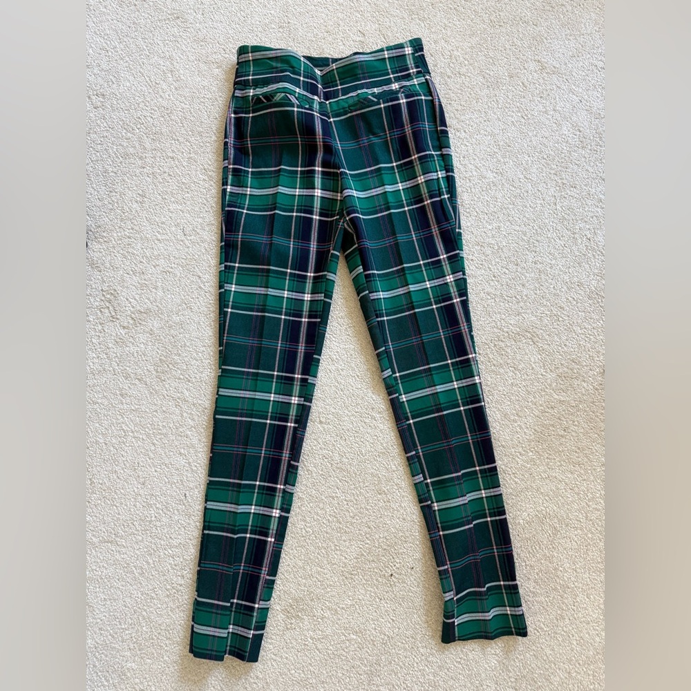 Crown & Ivy Green Plaid Pants
